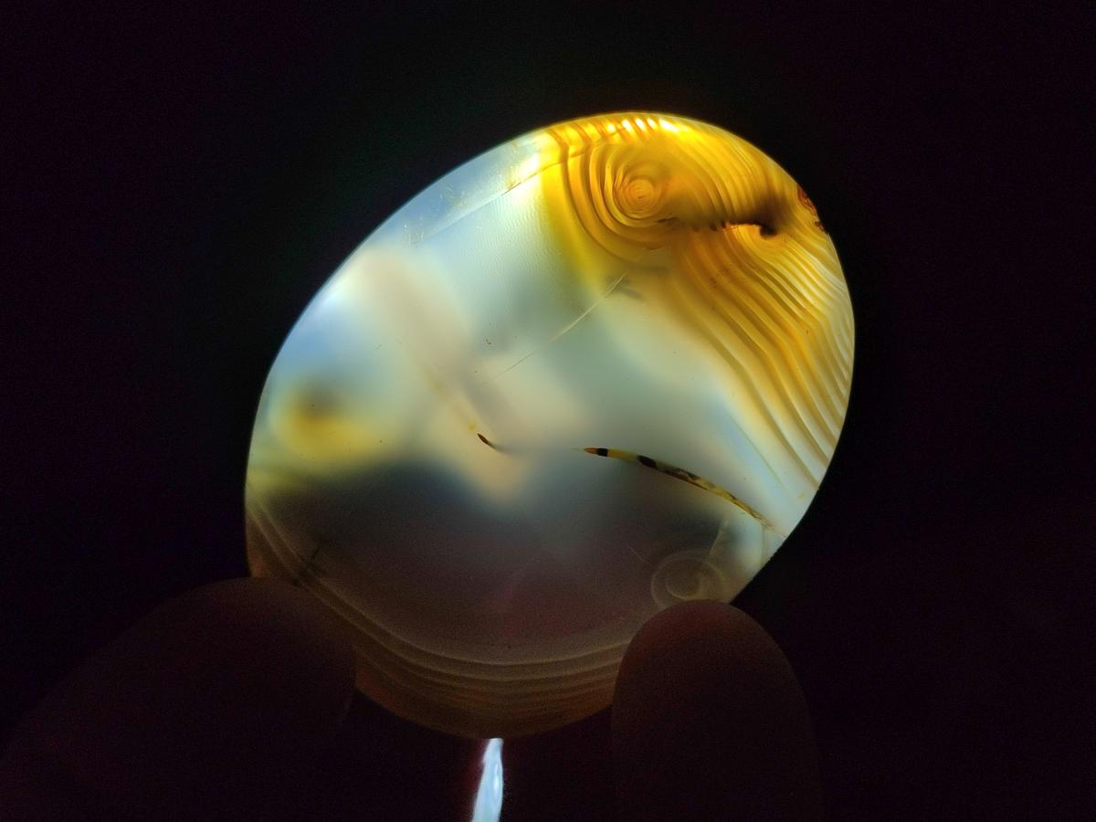 Polished Banded Agate Galets x 35 From Madagascar - Toprock Gemstones and Minerals 