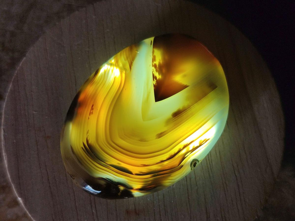 Polished Banded Agate Galets x 35 From Madagascar - Toprock Gemstones and Minerals 