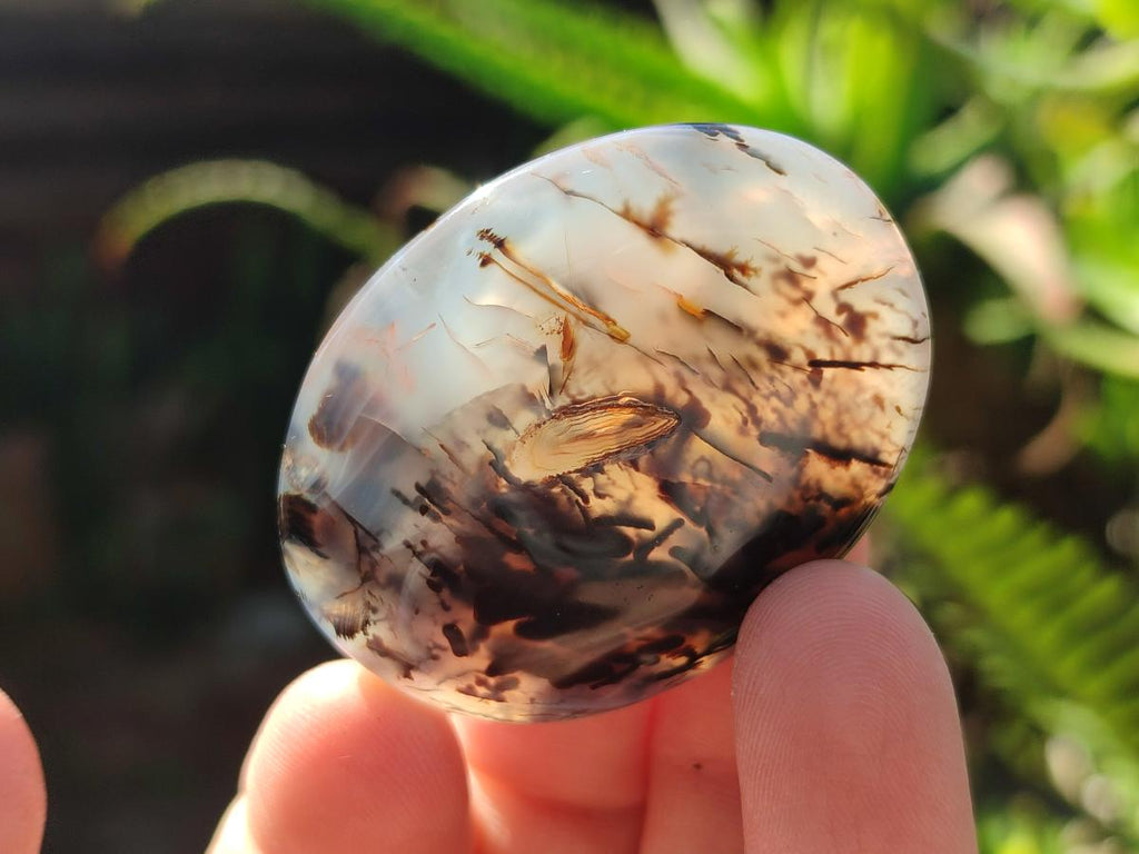 Polished Banded Agate Galets x 35 From Madagascar - Toprock Gemstones and Minerals 