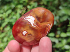 Polished Carnelian Agate Gemstone Galets x 20 From Madagascar - Toprock Gemstones and Minerals 