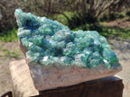 Natural Large Green Cubic Fluorite Specimen x 1 From Mandrosonoro, Madagascar - Toprock Gemstones and Minerals 