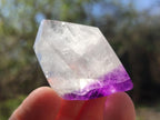 Polished Purple Window Amethyst Crystals x 20 From Akansobe, Madagascar - Toprock Gemstones and Minerals 