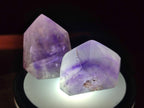 Polished Purple Window Amethyst Crystals x 20 From Akansobe, Madagascar - Toprock Gemstones and Minerals 