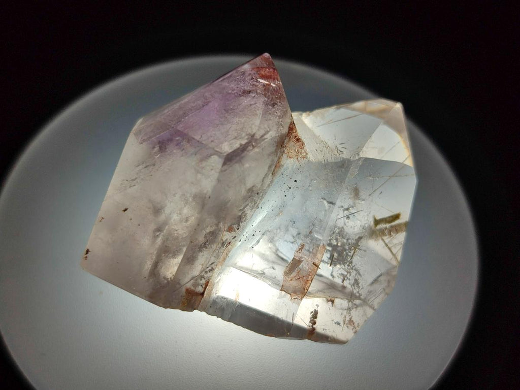 Polished Purple Window Amethyst Crystals x 20 From Akansobe, Madagascar - Toprock Gemstones and Minerals 