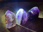 Polished Purple Window Amethyst Crystals x 20 From Akansobe, Madagascar - Toprock Gemstones and Minerals 