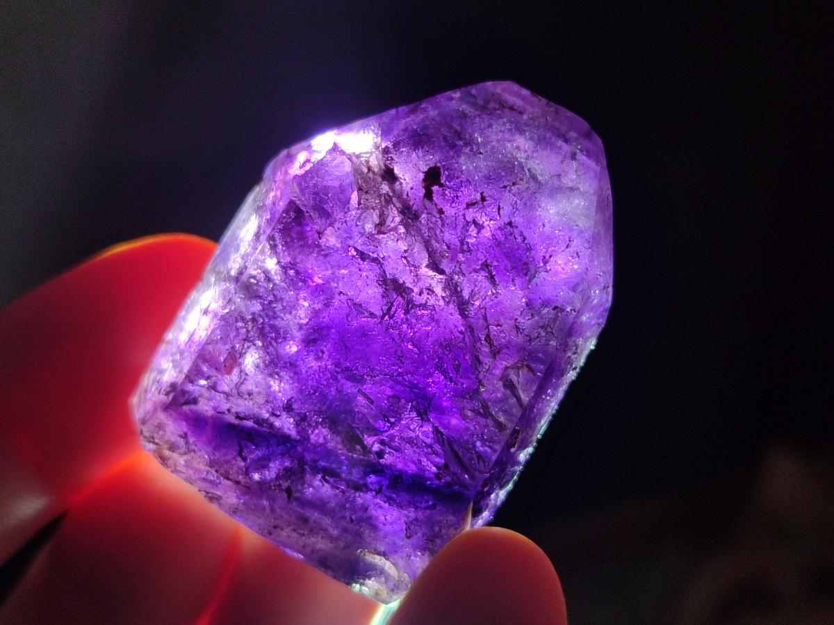 Polished Purple Window Amethyst Crystals x 20 From Akansobe, Madagascar - Toprock Gemstones and Minerals 