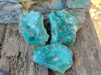 Polished One Side Mtorolite Chrysoprase Slices x 12 From Mutorashanga, Zimbabwe - Toprock Gemstones and Minerals 