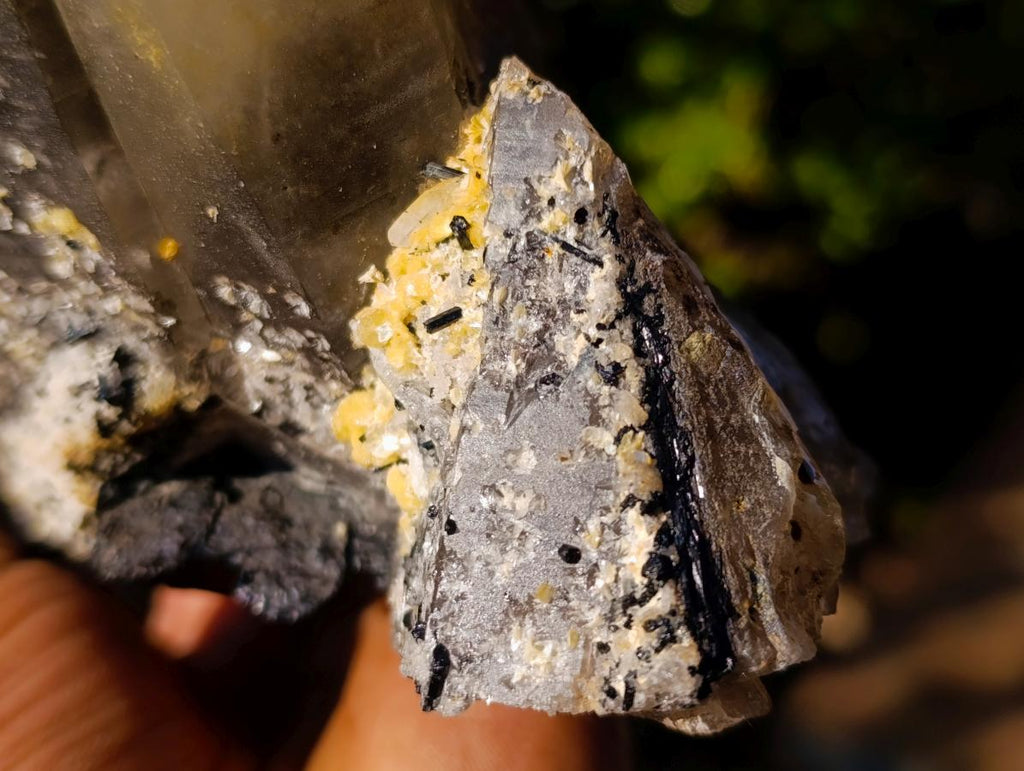 Natural Smokey Quartz Crystals and Cluster with Associated Minerals x 4 From Erongo, Namibia - Toprock Gemstones and Minerals 