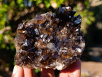Natural Smokey Quartz Crystals and Cluster with Associated Minerals x 4 From Erongo, Namibia - Toprock Gemstones and Minerals 
