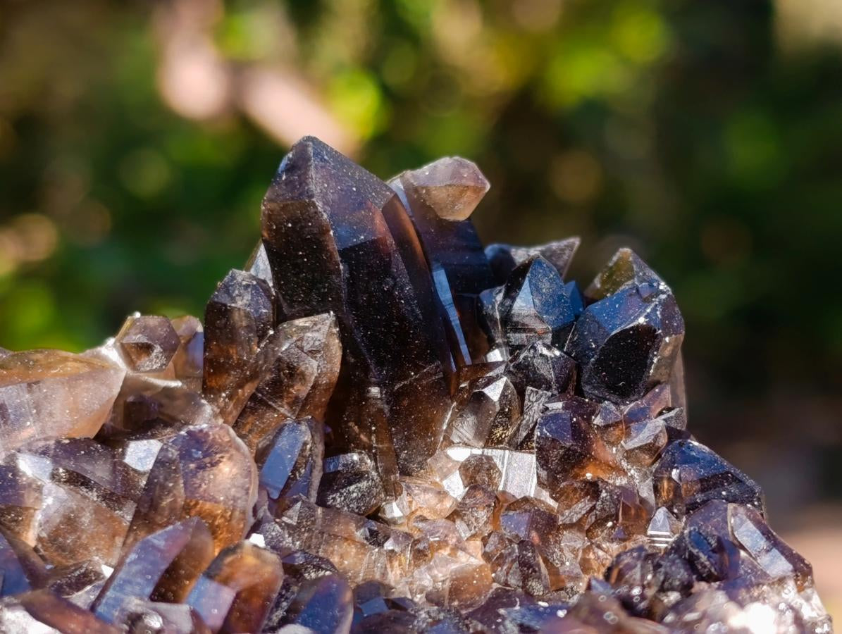 Natural Smokey Quartz Crystals and Cluster with Associated Minerals x 4 From Erongo, Namibia - Toprock Gemstones and Minerals 