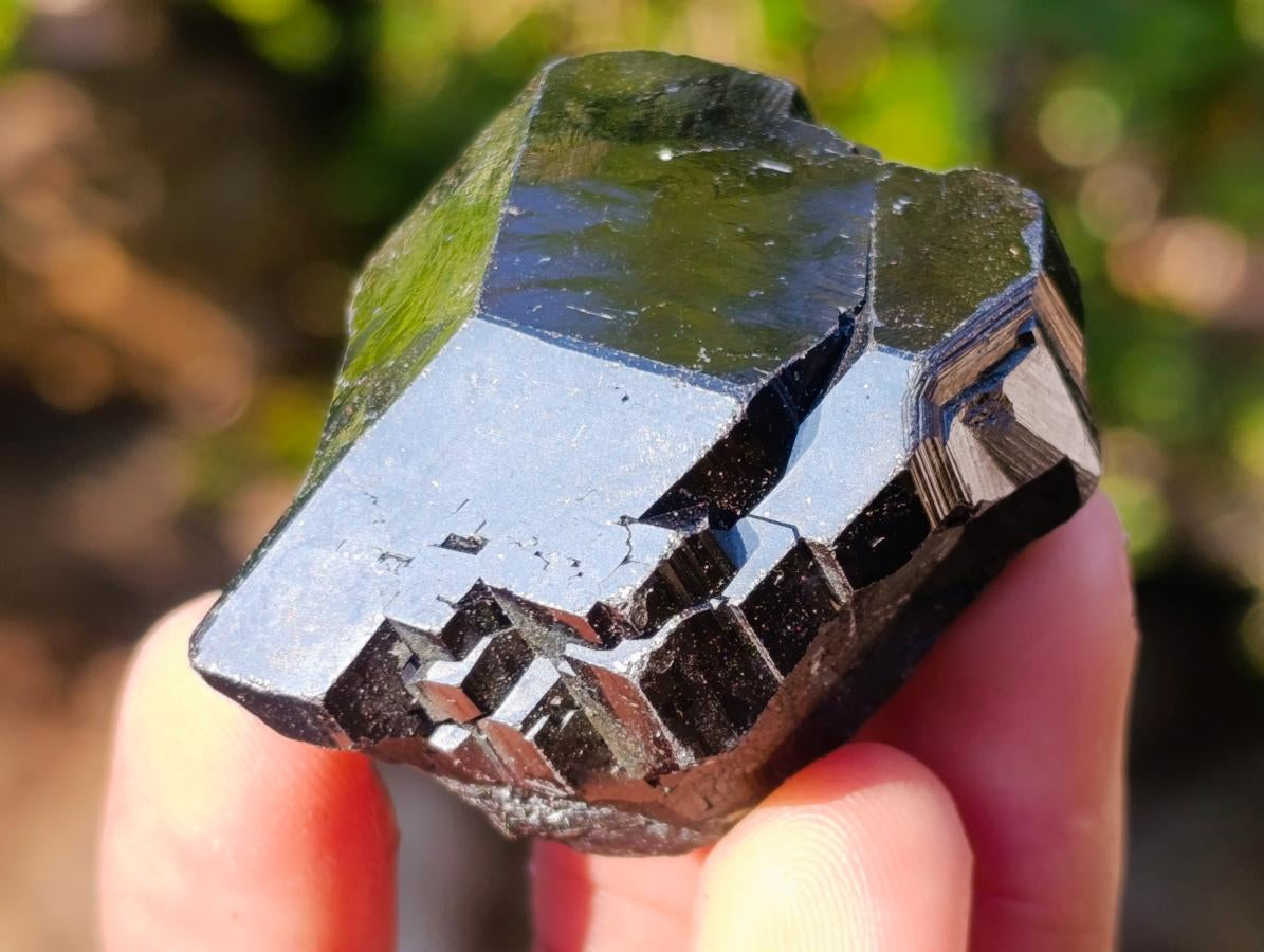Natural Schorl Black Tourmaline Specimens x 12 From Erongo, Namibia - Toprock Gemstones and Minerals 
