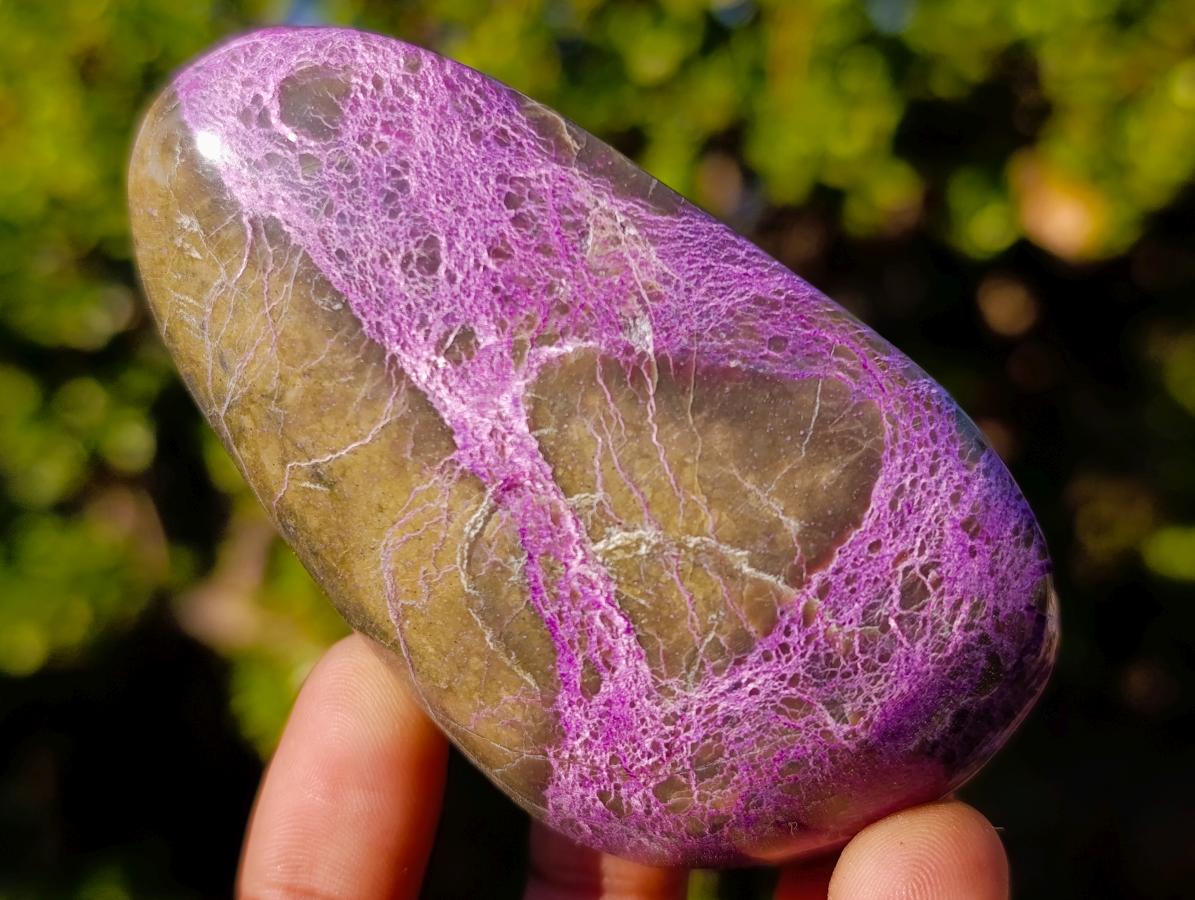 Polished Stichtite Standing Display Pieces x 6 From Barberton, South Africa - Toprock Gemstones and Minerals 