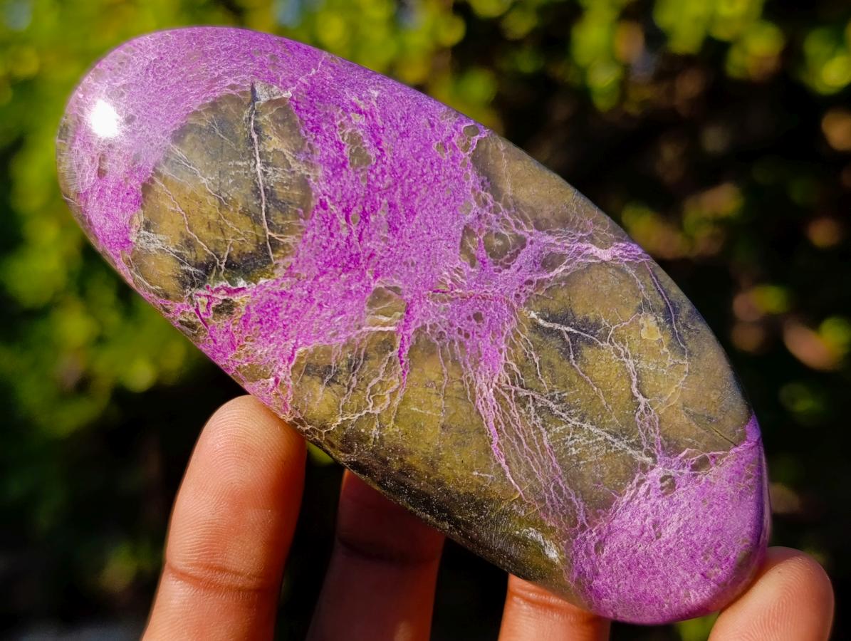 Polished Stichtite Standing Display Pieces x 6 From Barberton, South Africa - Toprock Gemstones and Minerals 