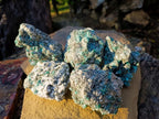 Natural Emerald Mica 'Mutokolite' Cobbed Specimens x 5 From Mutoko, Zimbabwe - Toprock Gemstones and Minerals 