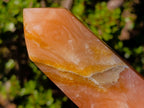 Polished Large Orange Twist Calcite Display Crystals x 2 From Maevantanana, Madagascar - Toprock Gemstones and Minerals 