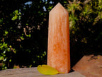 Polished Large Orange Twist Calcite Display Crystals x 2 From Maevantanana, Madagascar - Toprock Gemstones and Minerals 