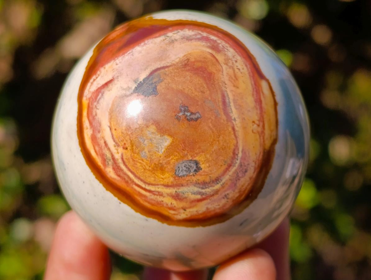 Polished Polychrome Jasper Spheres x 5 From Androka, Madagascar - Toprock Gemstones and Minerals 