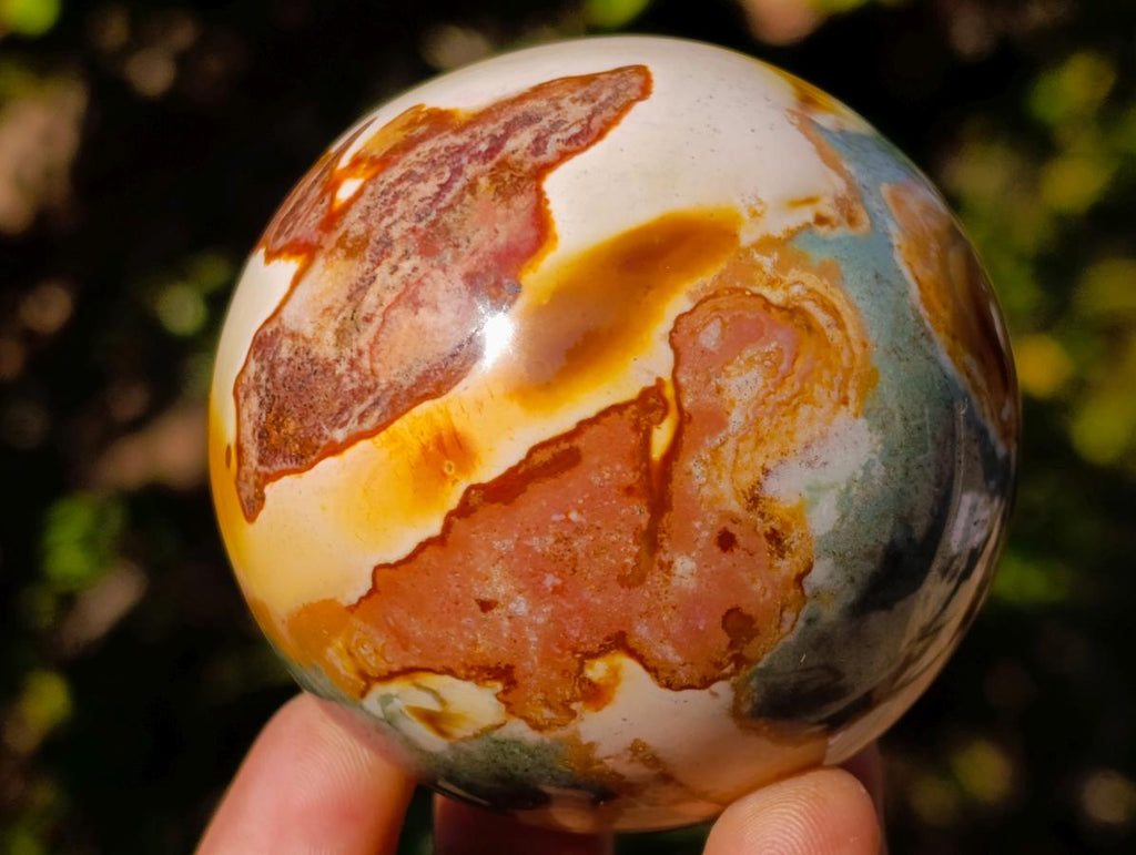 Polished Polychrome Jasper Spheres x 5 From Androka, Madagascar - Toprock Gemstones and Minerals 