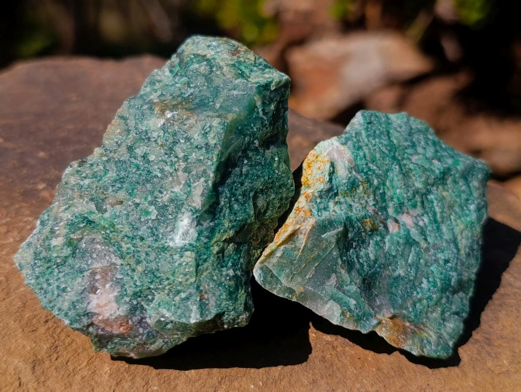 Natural Swazi Jade Cobbed Specimens x 24 From Swaziland - Toprock Gemstones and Minerals 