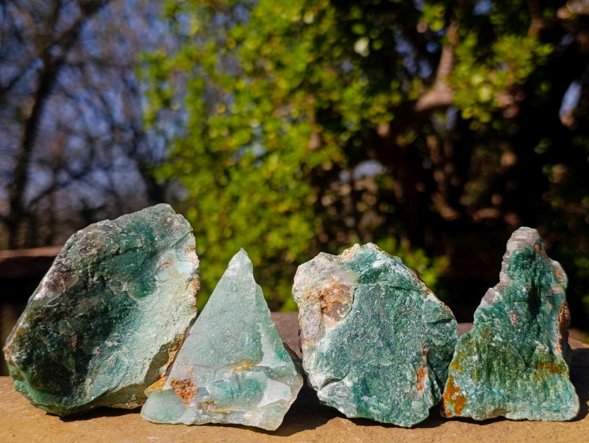 Natural Swazi Jade Cobbed Specimens x 24 From Swaziland - Toprock Gemstones and Minerals 