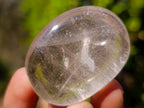 Polished Girasol Pearl Quartz Palm Stones x 20 From Ambatondrazaka, Madagascar - Toprock Gemstones and Minerals 
