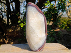 Polished Large Red Bordered Shashe River Agate Standing Display Piece x 1 From Shashe River, Zimbabwe - Toprock Gemstones and Minerals 