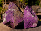 Natural Metallic Cobbed Purpurite Specimens x 6 From Erongo, Namibia - Toprock Gemstones and Minerals 