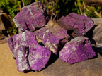 Natural Metallic Cobbed Purpurite Specimens x 6 From Erongo, Namibia - Toprock Gemstones and Minerals 