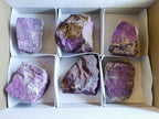 Natural Metallic Cobbed Purpurite Specimens x 6 From Erongo, Namibia - Toprock Gemstones and Minerals 