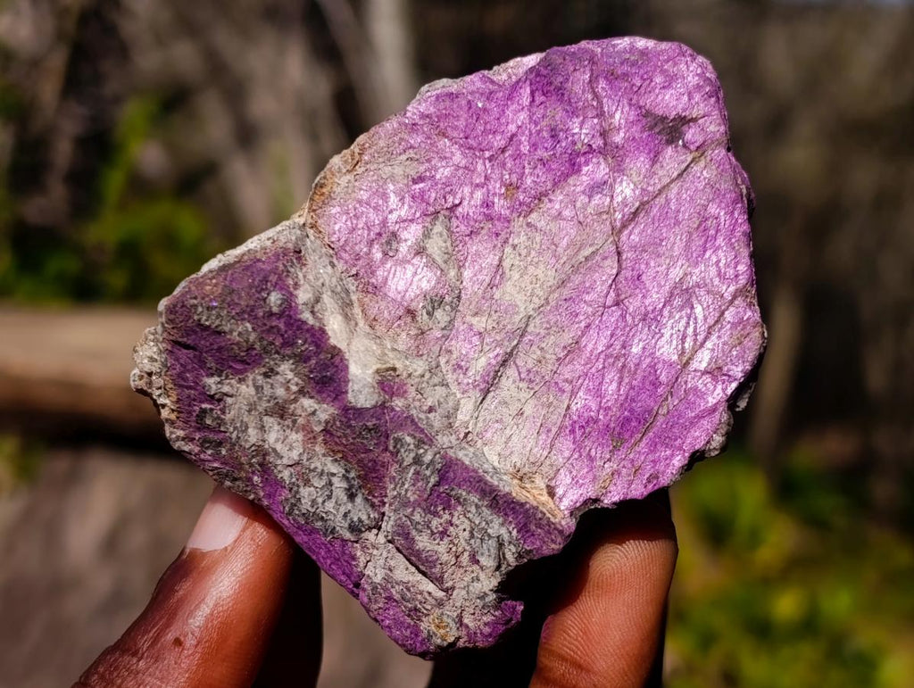 Natural Metallic Cobbed Purpurite Specimens x 6 From Erongo, Namibia - Toprock Gemstones and Minerals 