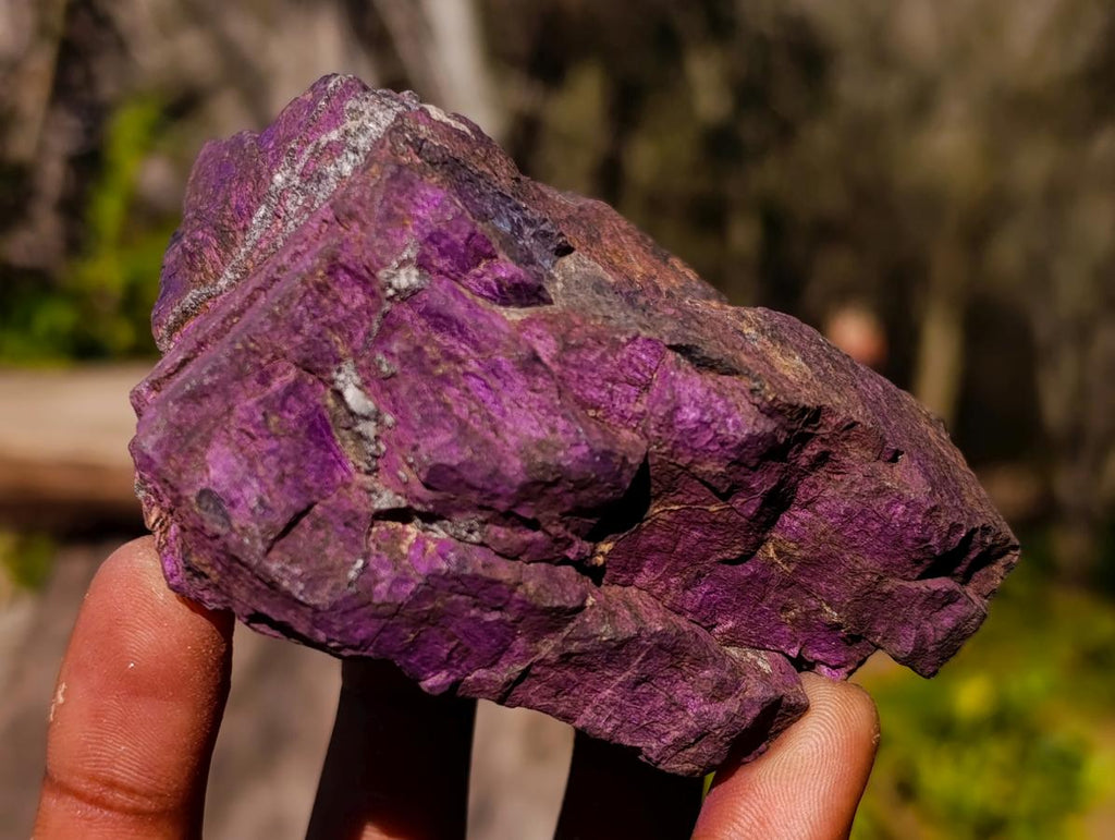 Natural Metallic Cobbed Purpurite Specimens x 6 From Erongo, Namibia - Toprock Gemstones and Minerals 