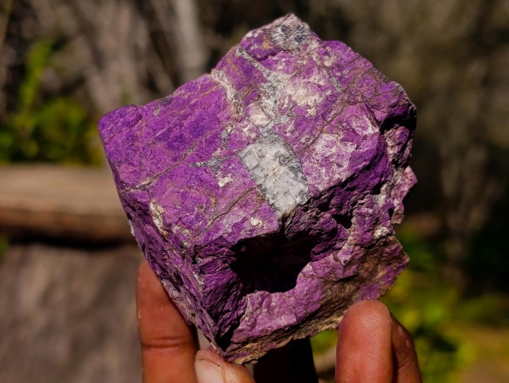 Natural Metallic Cobbed Purpurite Specimens x 6 From Erongo, Namibia - Toprock Gemstones and Minerals 