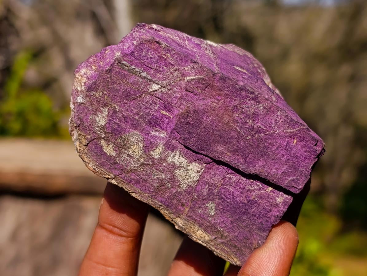 Natural Metallic Cobbed Purpurite Specimens x 6 From Erongo, Namibia - Toprock Gemstones and Minerals 