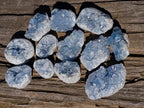 Natural Blue Celestite Specimens x 12 From Sakoany, Madagascar - Toprock Gemstones and Minerals 