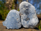 Natural Blue Celestite Specimens x 12 From Sakoany, Madagascar - Toprock Gemstones and Minerals 