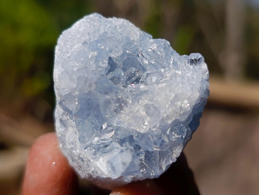 Natural Blue Celestite Specimens x 12 From Sakoany, Madagascar - Toprock Gemstones and Minerals 