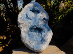 Natural XL Blue Celestite Geode Specimen x 1 From Sakoany, Madagascar - Toprock Gemstones and Minerals 