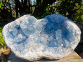 Natural XL Blue Celestite Geode Specimen x 1 From Sakoany, Madagascar - Toprock Gemstones and Minerals 