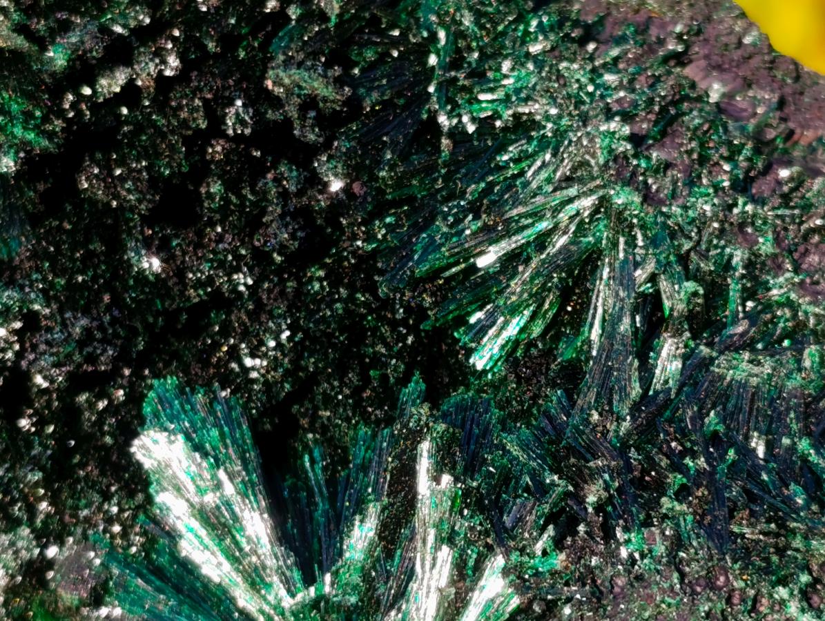 Natural Silky Malachite Specimens x 2 From Kasompe, Congo - Toprock Gemstones and Minerals 