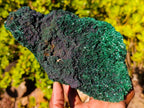 Natural Silky Malachite Specimens x 2 From Kasompe, Congo - Toprock Gemstones and Minerals 