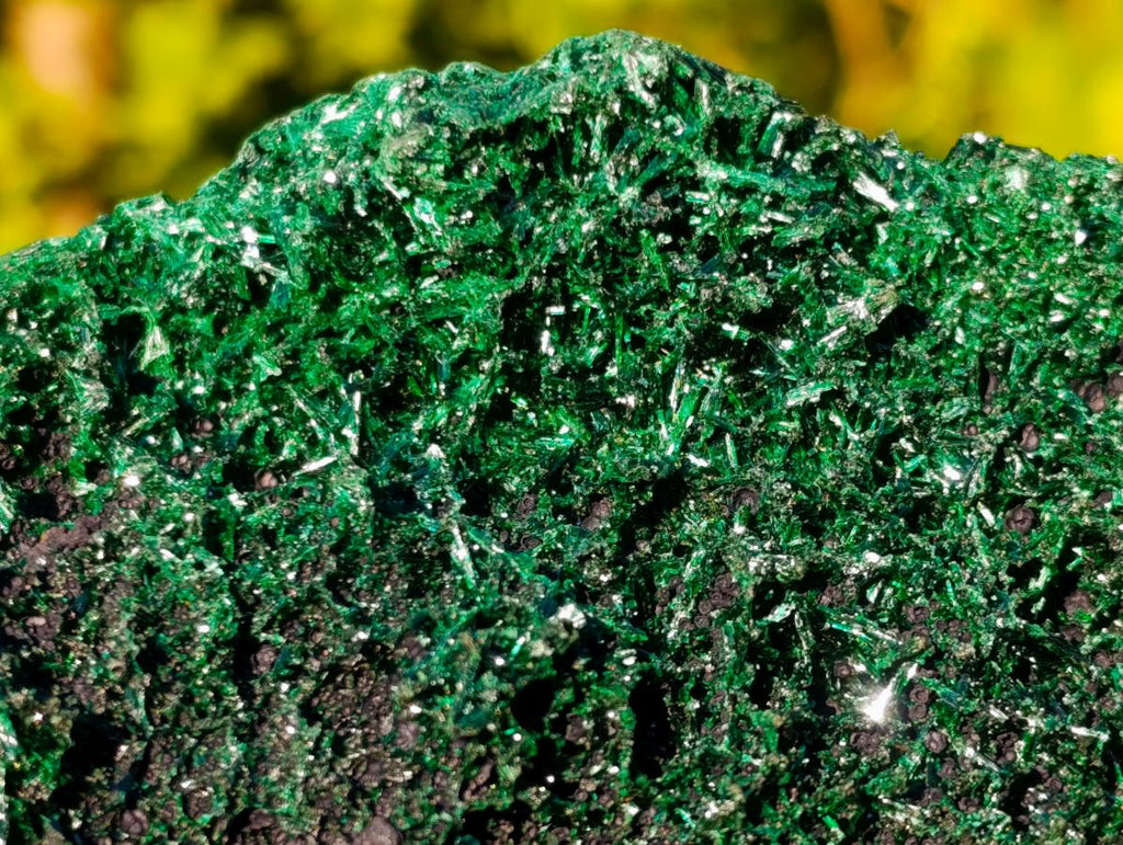 Natural Silky Malachite Specimens x 2 From Kasompe, Congo - Toprock Gemstones and Minerals 