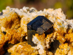Natural Schorl Black Tourmaline Specimens with Associated Minerals x 6 From Erongo, Namibia - Toprock Gemstones and Minerals 