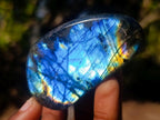 Polished Labradorite Standing Display Pieces x 12 From Madagascar - Toprock Gemstones and Minerals 