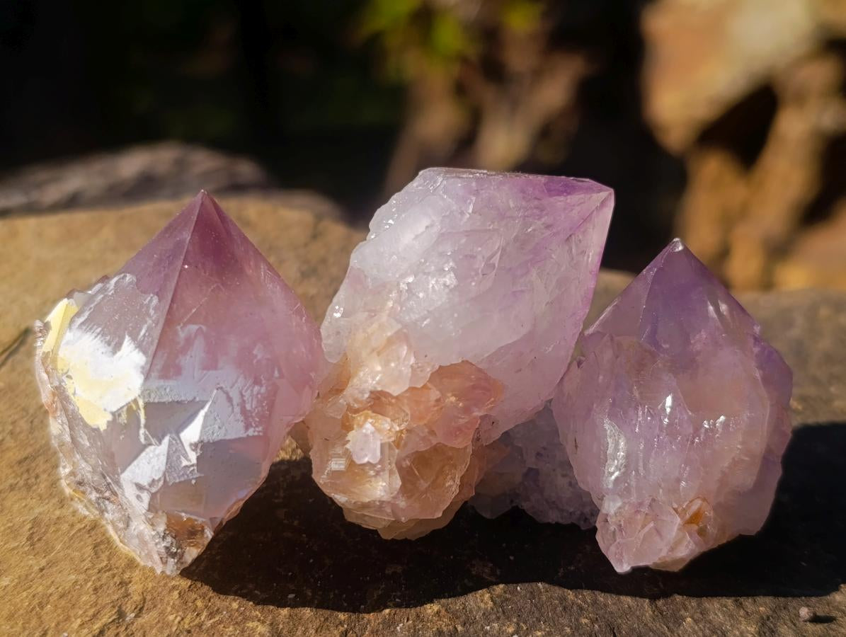 Natural Mixed Spirit Quartz Crystals and Clusters x 35 From Boekenhouthoek, South Africa - Toprock Gemstones and Minerals 