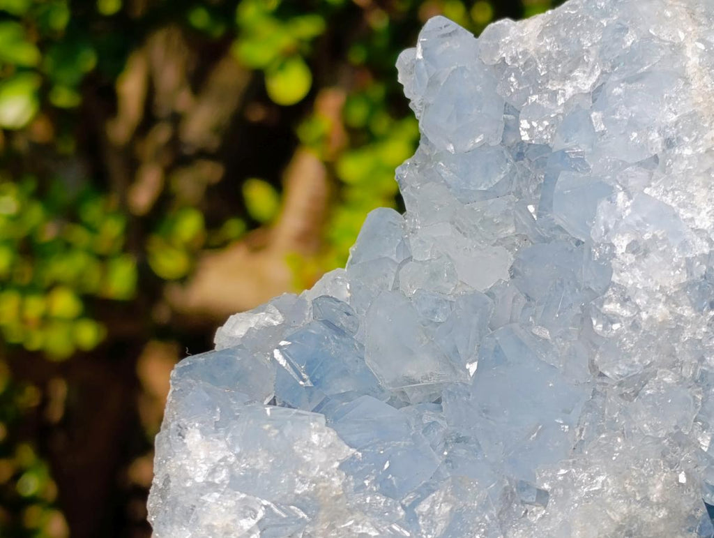 Natural Large Blue Celestite Geode Specimen x 1 From Sakoany, Madagascar