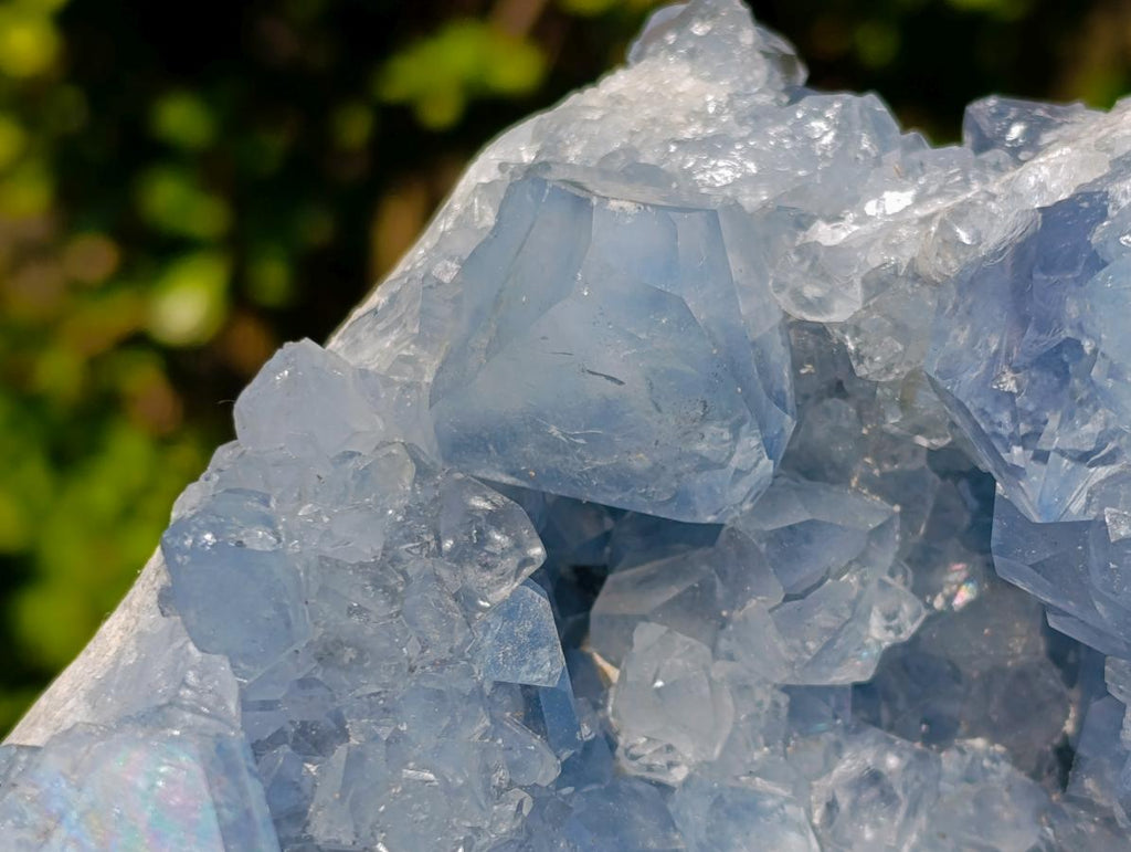 Natural Large Blue Celestite Geode Specimen x 1 From Sakoany, Madagascar