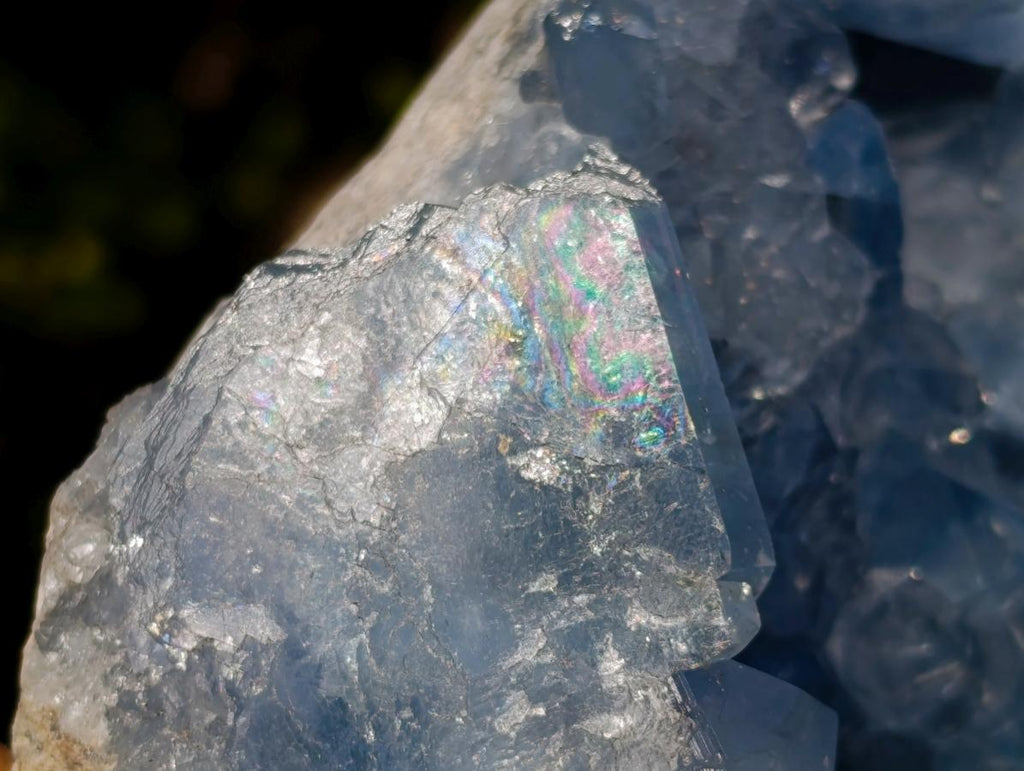 Natural Large Blue Celestite Geode Specimen x 1 From Sakoany, Madagascar
