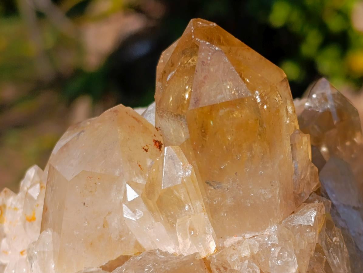 Natural Large Cascading Citrine Quartz Cluster x 1 From Luena, Congo