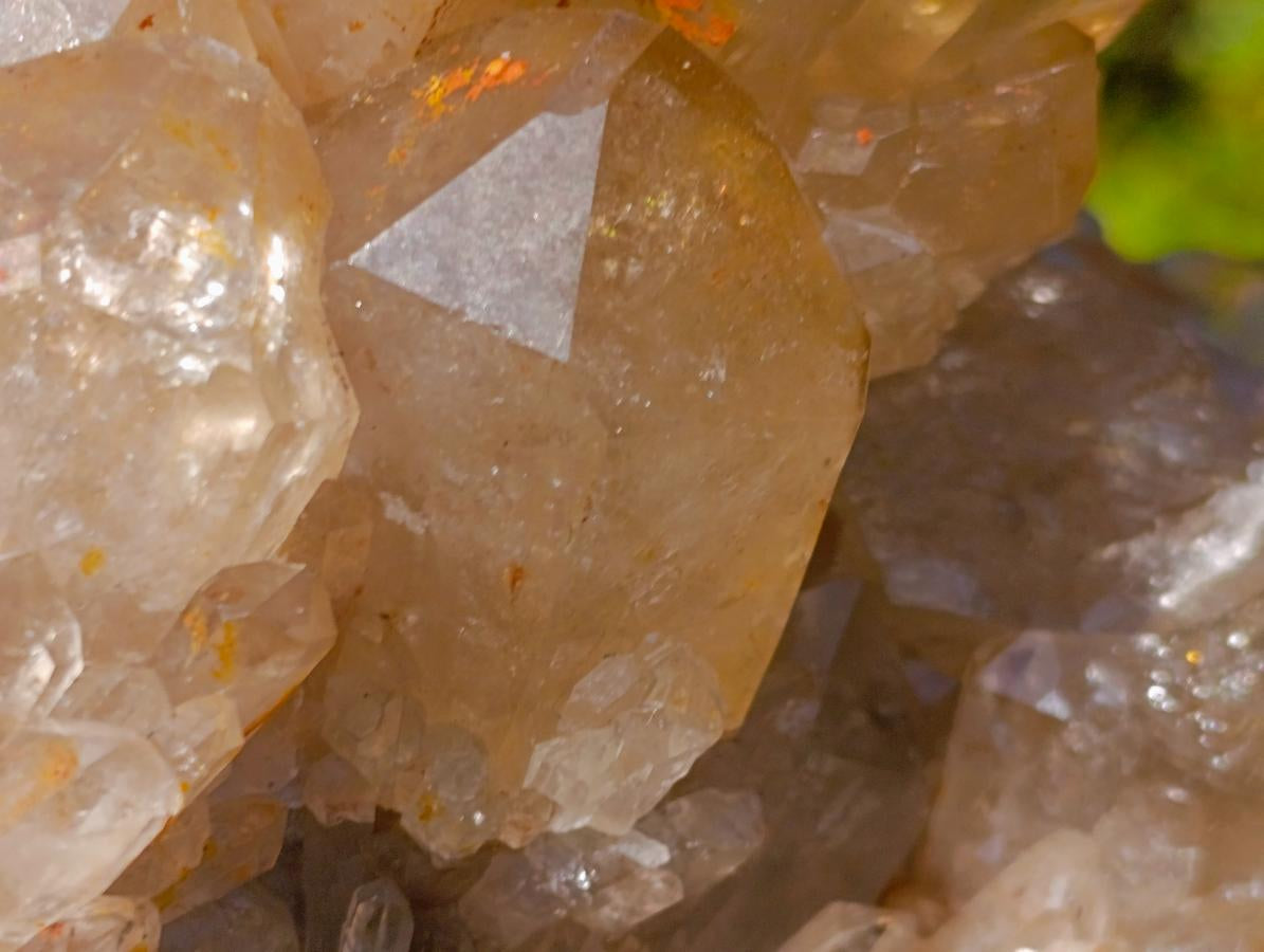 Natural Large Cascading Citrine Quartz Cluster x 1 From Luena, Congo