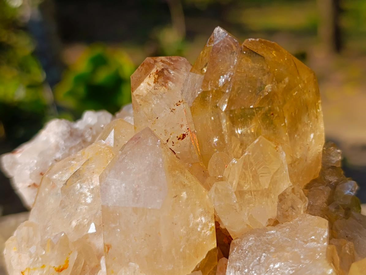 Natural Large Cascading Citrine Quartz Cluster x 1 From Luena, Congo
